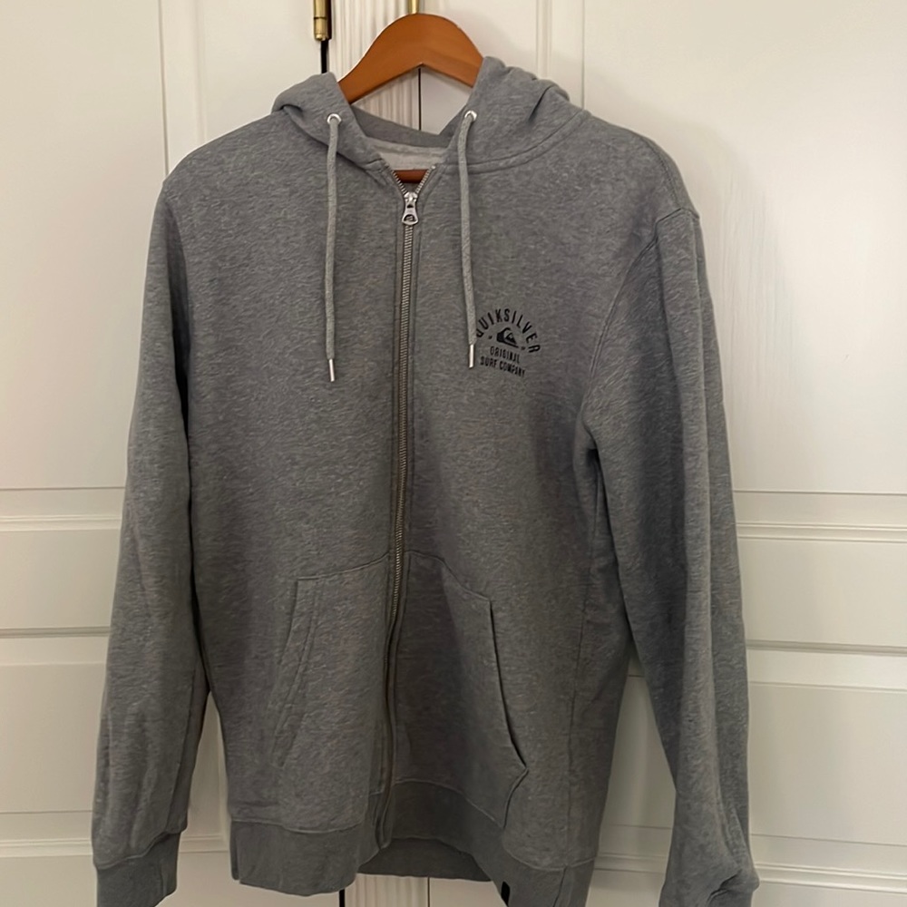 Quicksilver unisex M zip-up hoodie